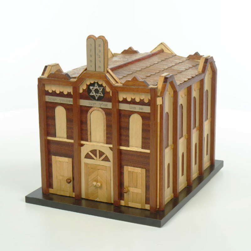 Drevený model kežmarskej synagógy