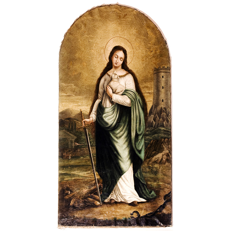 Oltárny obraz - sv. Agnesa